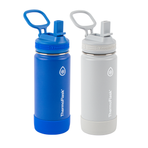 16oz Kids Water Bottle With Straw Lid (2 Pack)